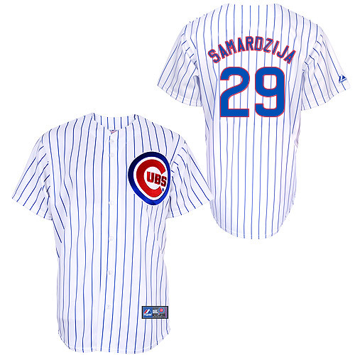 Jeff Samardzija #29 Youth Baseball Jersey-Chicago Cubs Authentic Home White Cool Base MLB Jersey